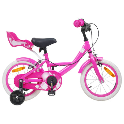 Børnecykel 16 tommer til 4-6 år gamle Lyserød