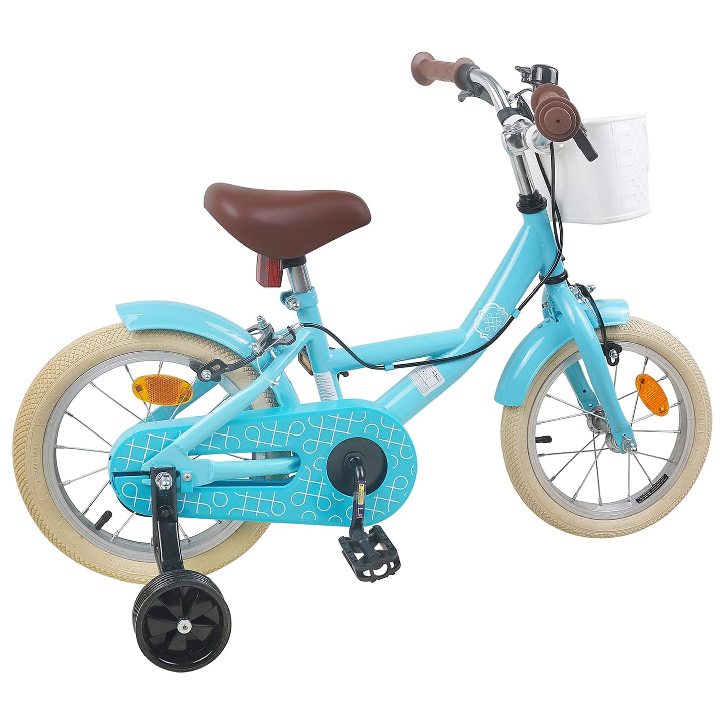Børnecykel 12 tommer til 2-4 år gamle Lyseblå
