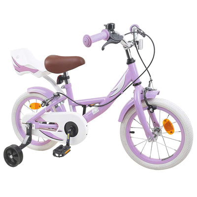 Børnecykel 12 tommer til 2-4 år gamle Lilla