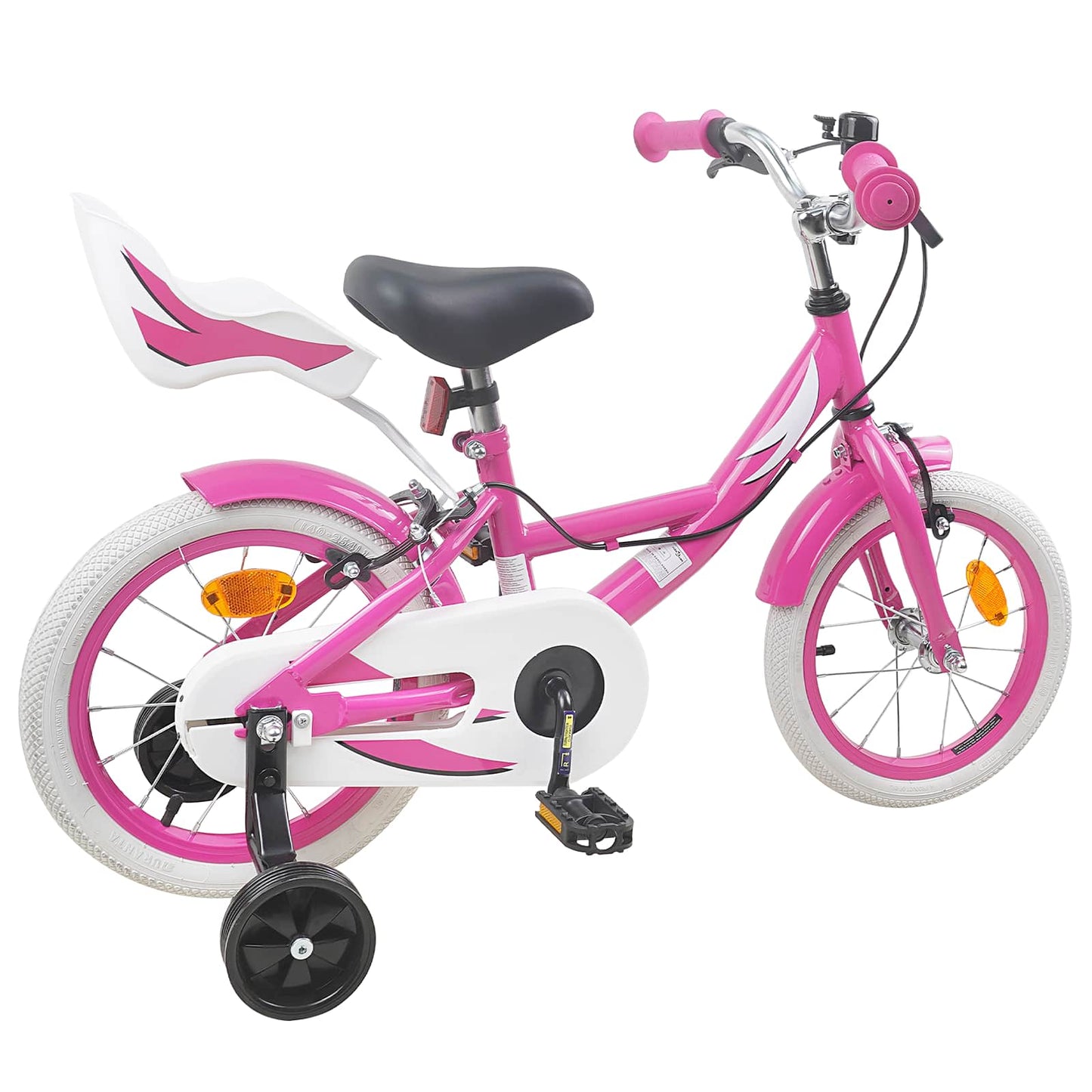 Børnecykel 14 tommer anbefalet til 3-5 år gammel Lyserød