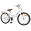 Børnecykel 20 tommer til børn i alderen 6-11 år Hvid