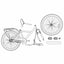 Børnecykel 18 tommer til 5-7 år gammel Lys pink