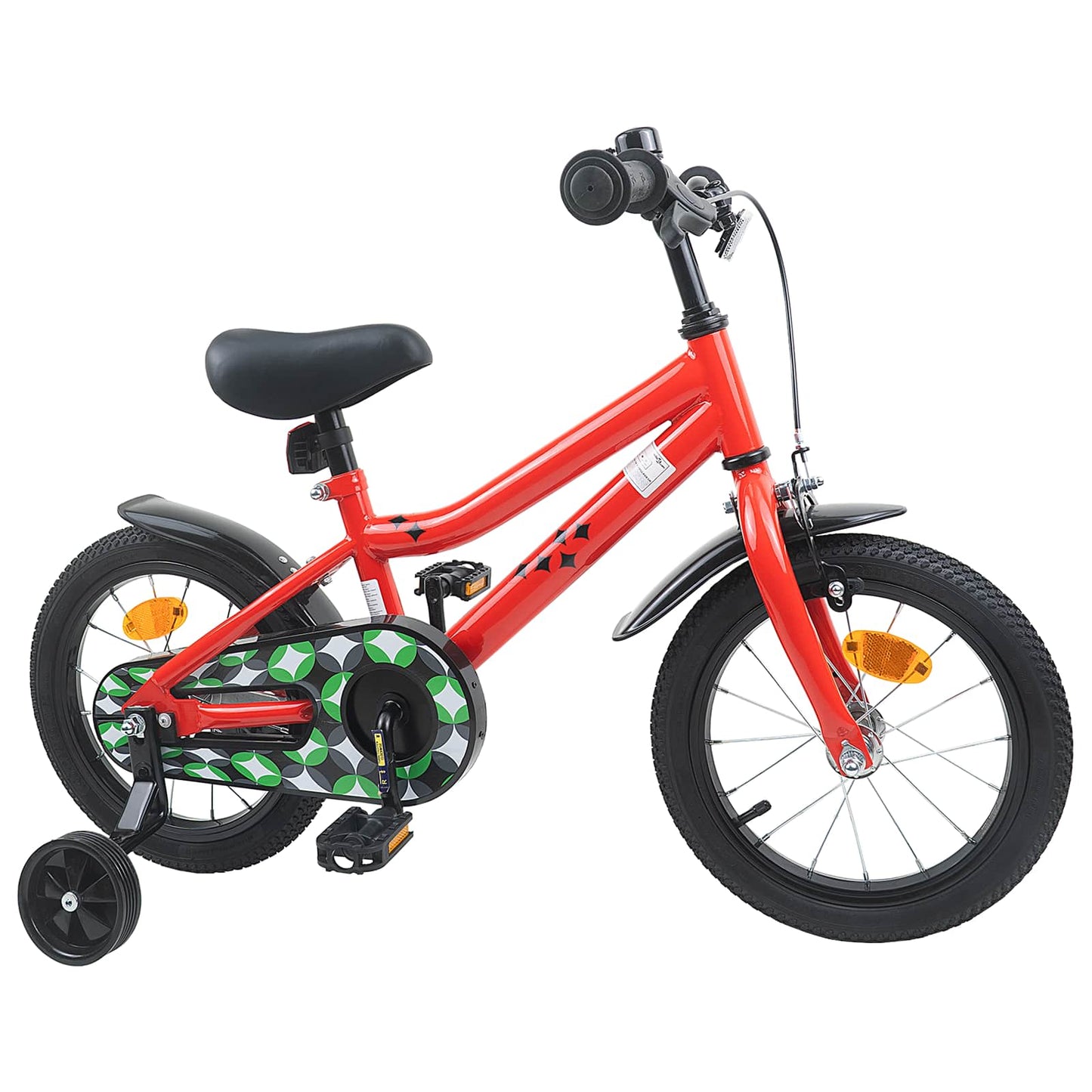 Børnecykel 14 tommer anbefalet til 3-5 år gammel Rød