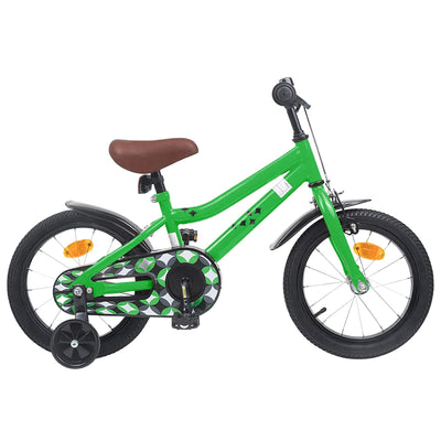Børnecykel 12 tommer til 2-4 år gamle Grøn