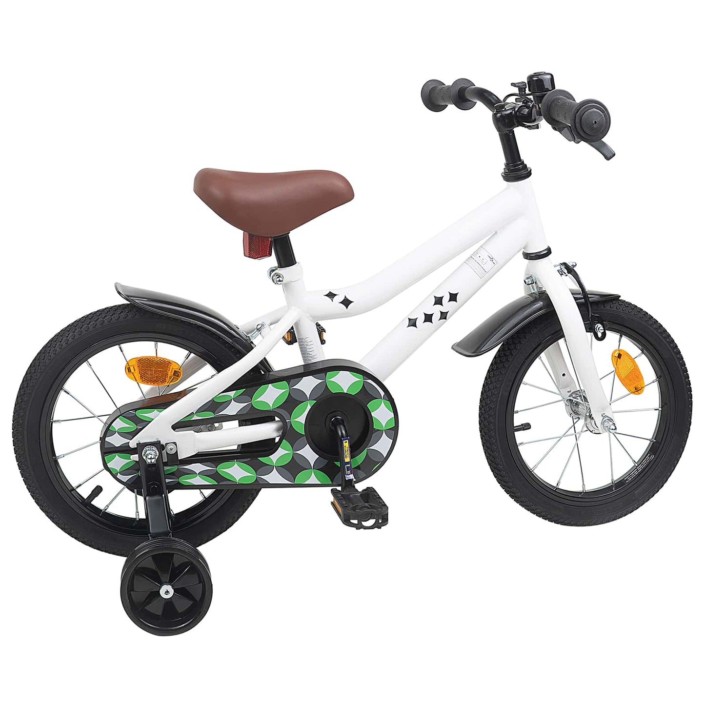 Børnecykel 16 tommer til 4-6 år gamle Hvid