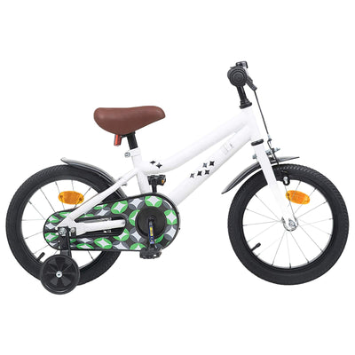 Børnecykel 16 tommer til 4-6 år gamle Hvid