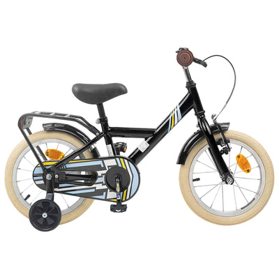 Børnecykel 16 tommer til 4-6 år gamle Sort