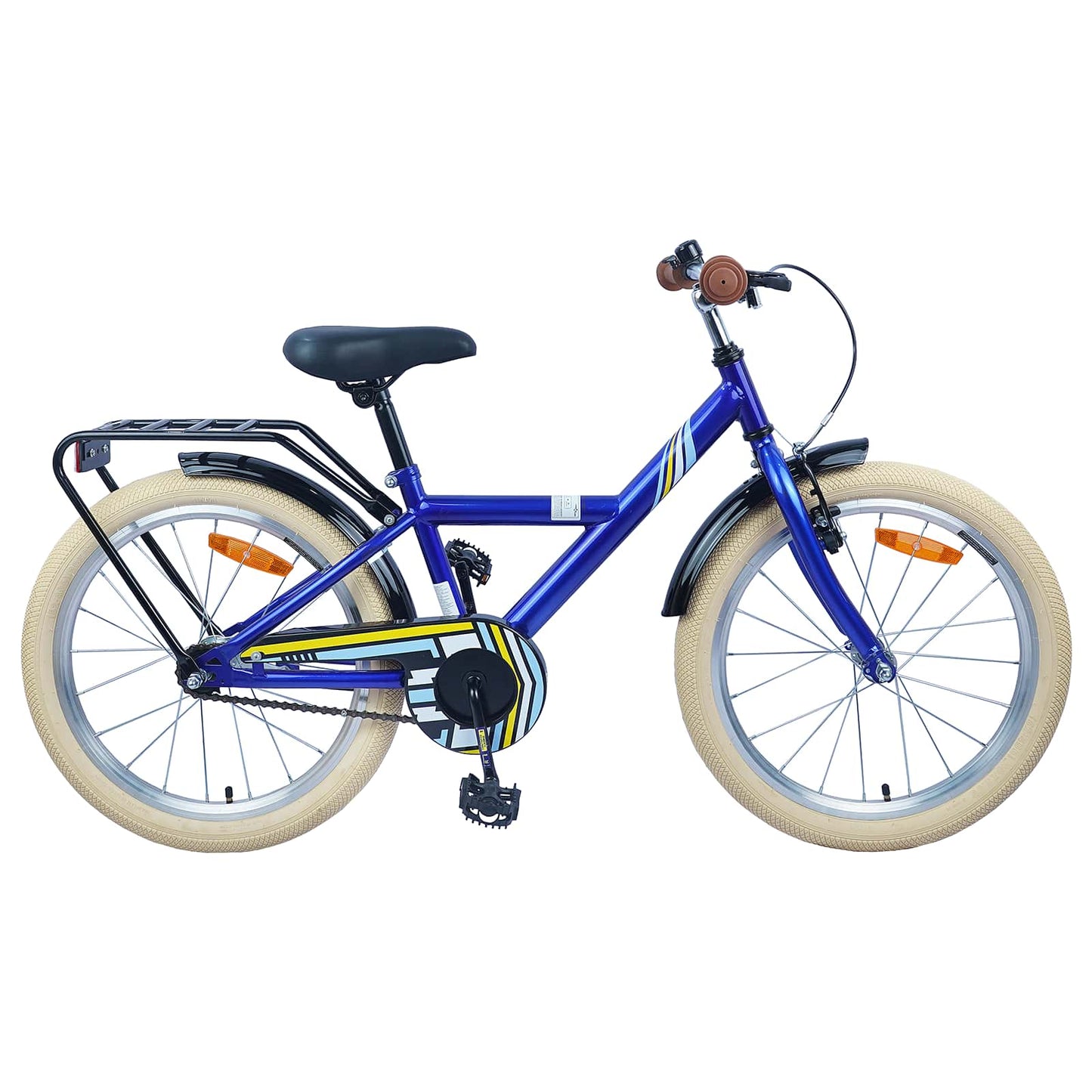 Børnecykel 20 tommer til børn i alderen 6-11 år Mørk blå