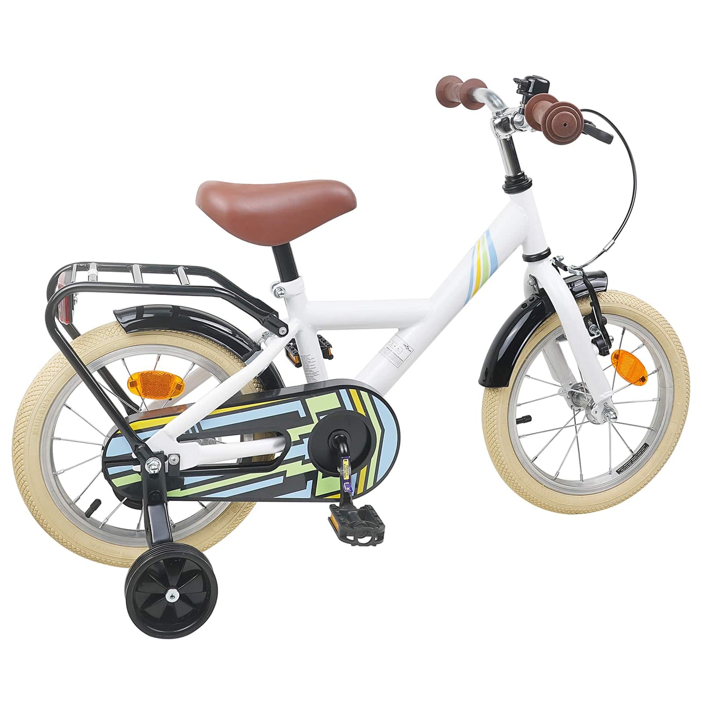 Børnecykel 12 tommer til 2-4 år gamle Hvid