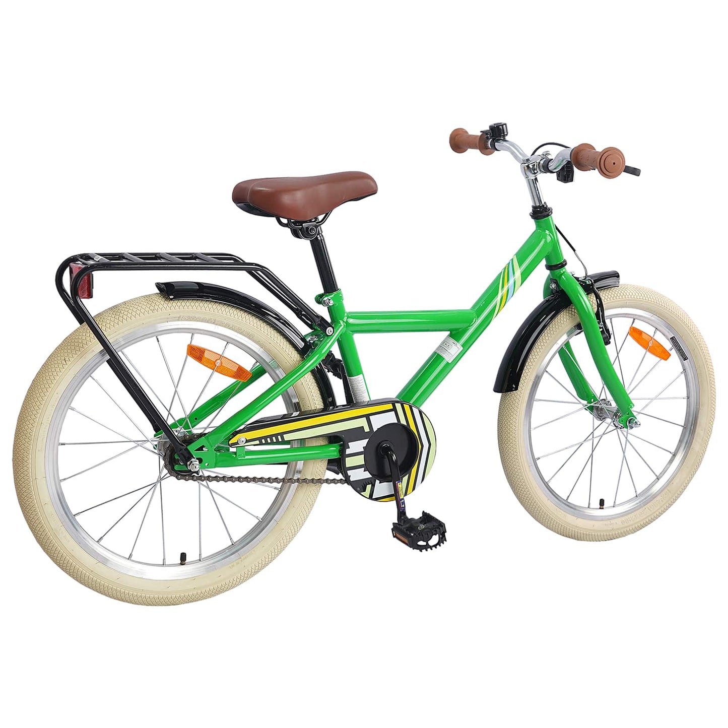 Børnecykel 20 tommer til børn i alderen 6-11 år Grøn
