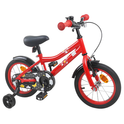 Børnecykel 14 tommer anbefalet til 3-5 år gammel Rød