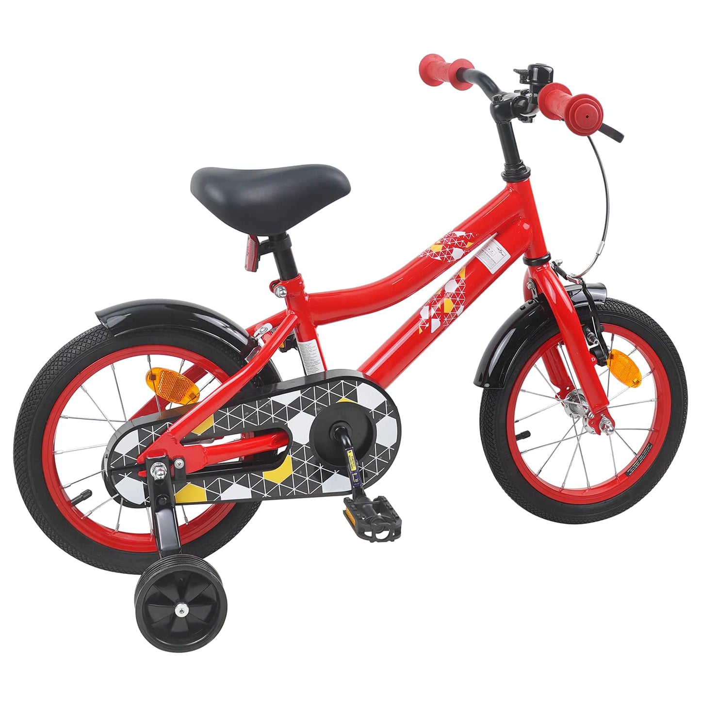Børnecykel 14 tommer anbefalet til 3-5 år gammel Rød