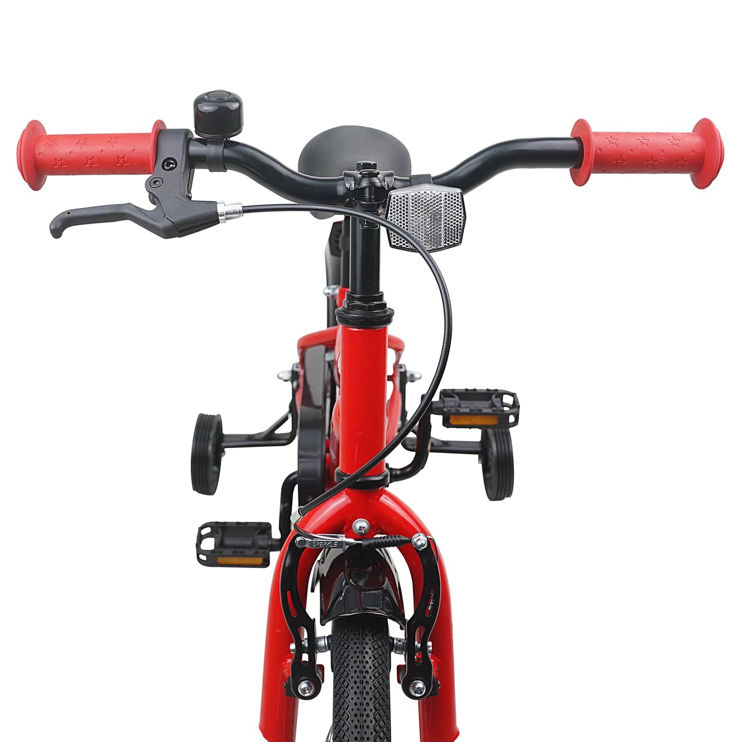 Børnecykel 16 tommer til 4-6 år gamle Rød