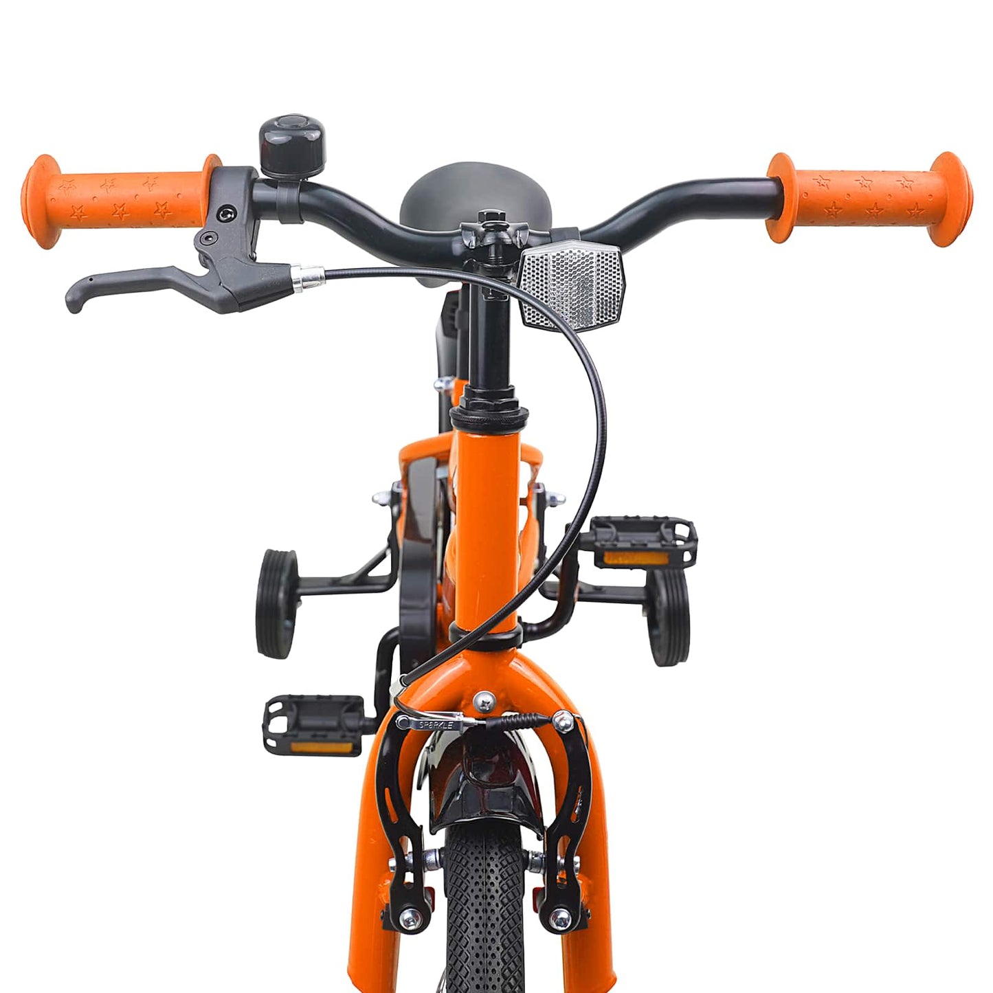 Børnecykel 14 tommer anbefalet til 3-5 år gammel Orange