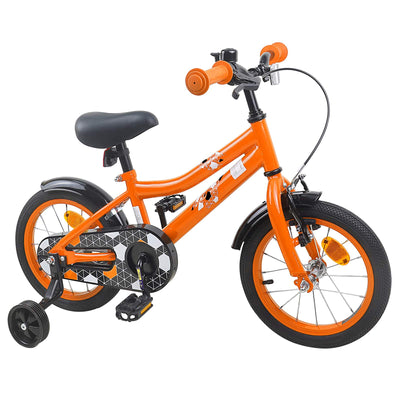 Børnecykel 14 tommer anbefalet til 3-5 år gammel Orange