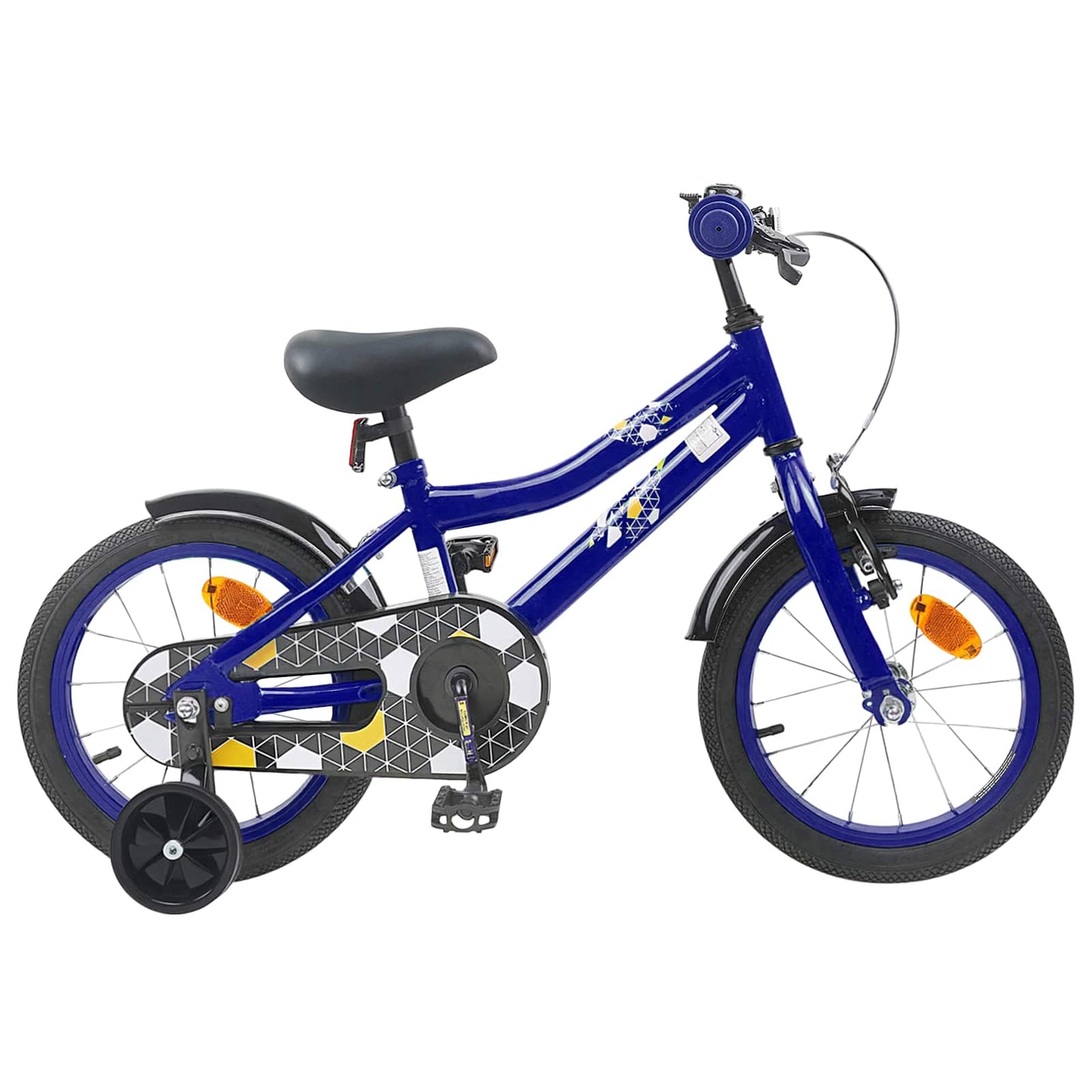 Børnecykel 14 tommer anbefalet til 3-5 år gammel Mørk blå