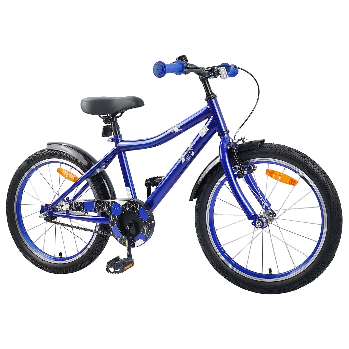 Børnecykel 20 tommer til børn i alderen 6-11 år Mørk blå