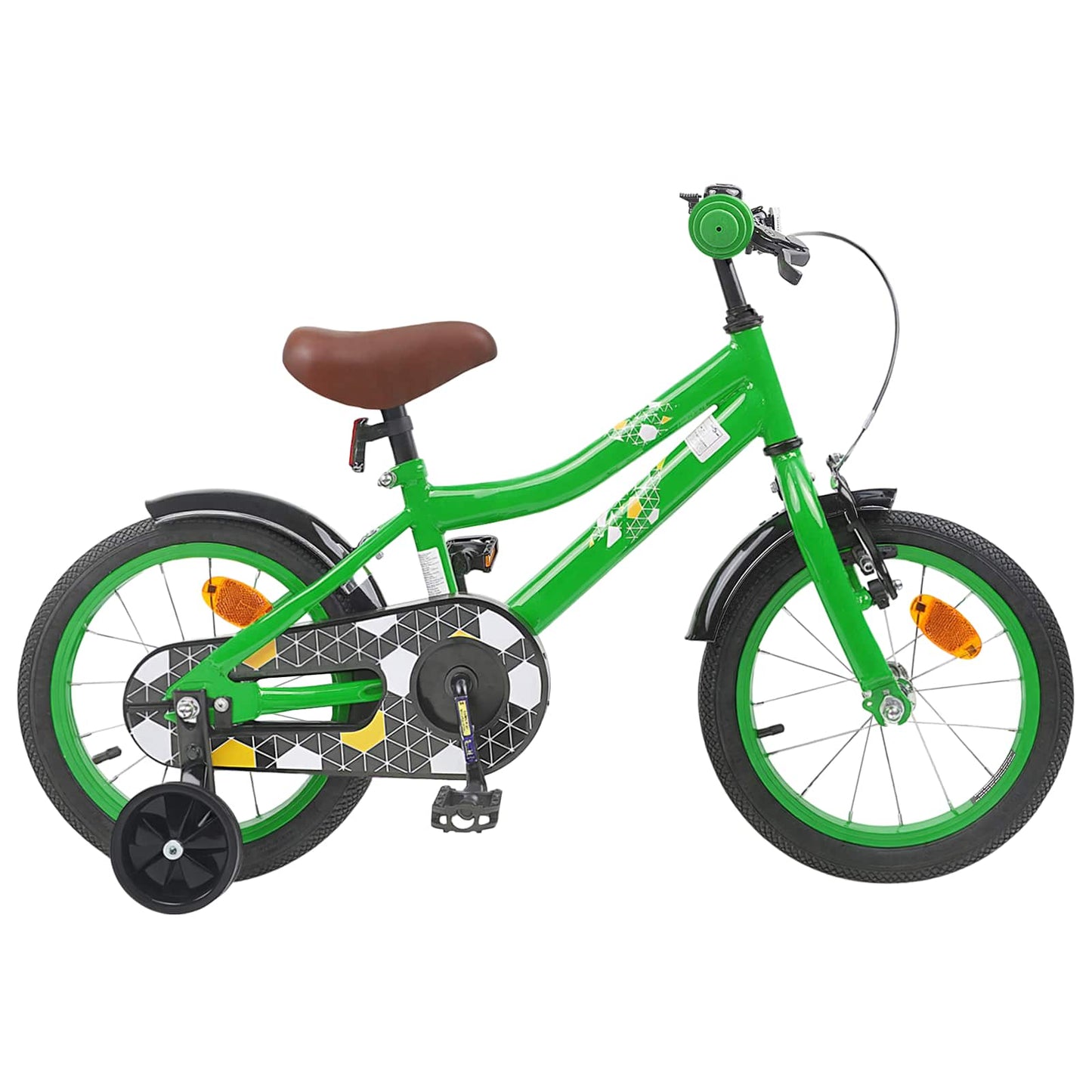 Børnecykel 12 tommer til 2-4 år gamle Grøn