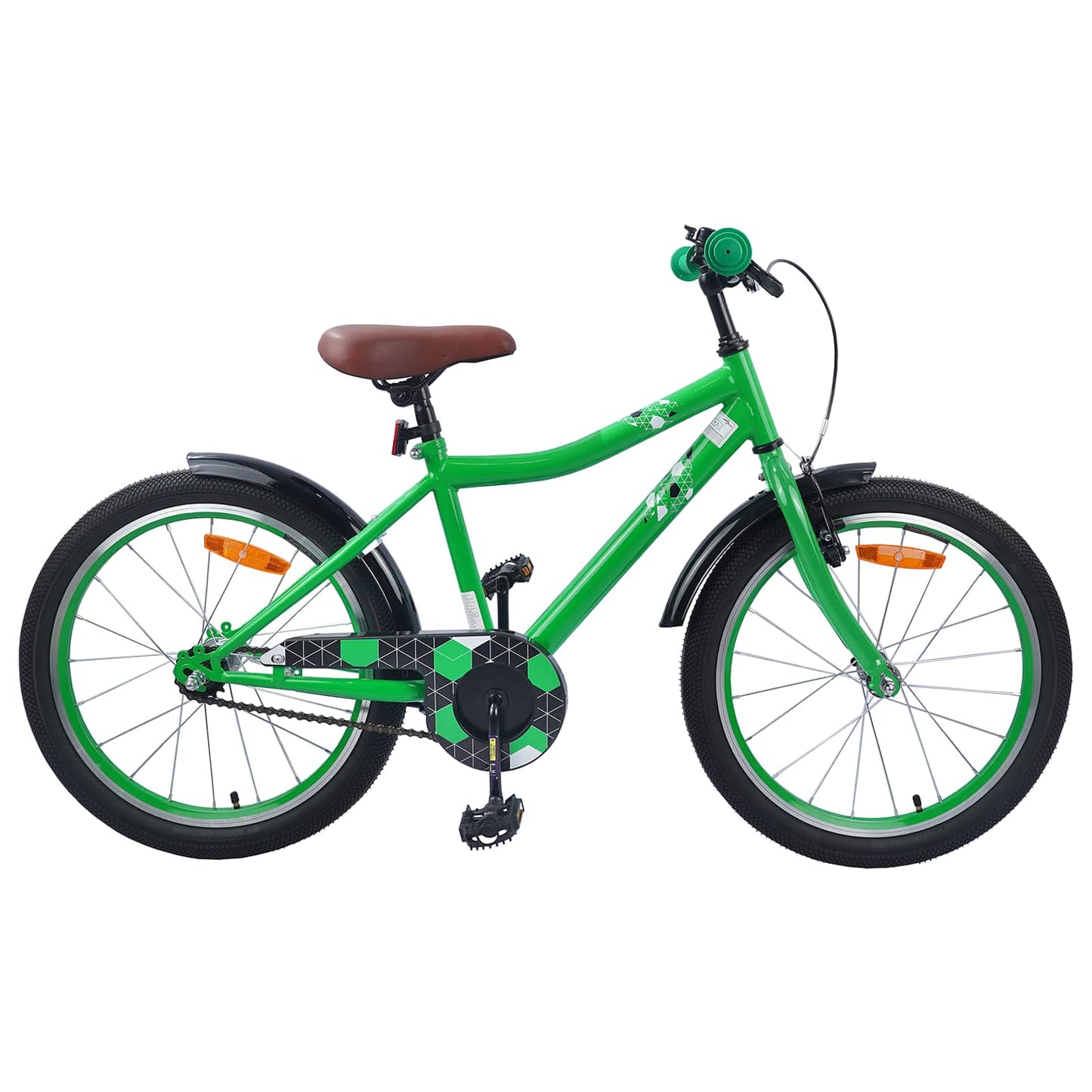 Børnecykel 20 tommer til børn i alderen 6-11 år Grøn