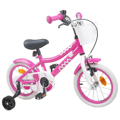 Børnecykel 14 tommer anbefalet til 3-5 år gammel Lyserød