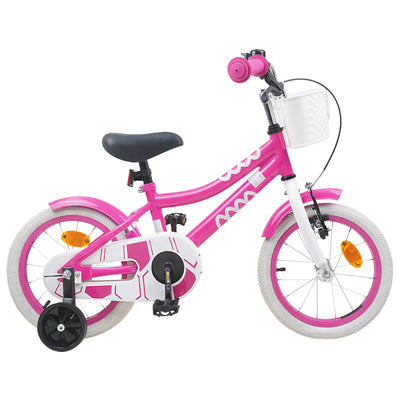 Børnecykel 14 tommer anbefalet til 3-5 år gammel Lyserød
