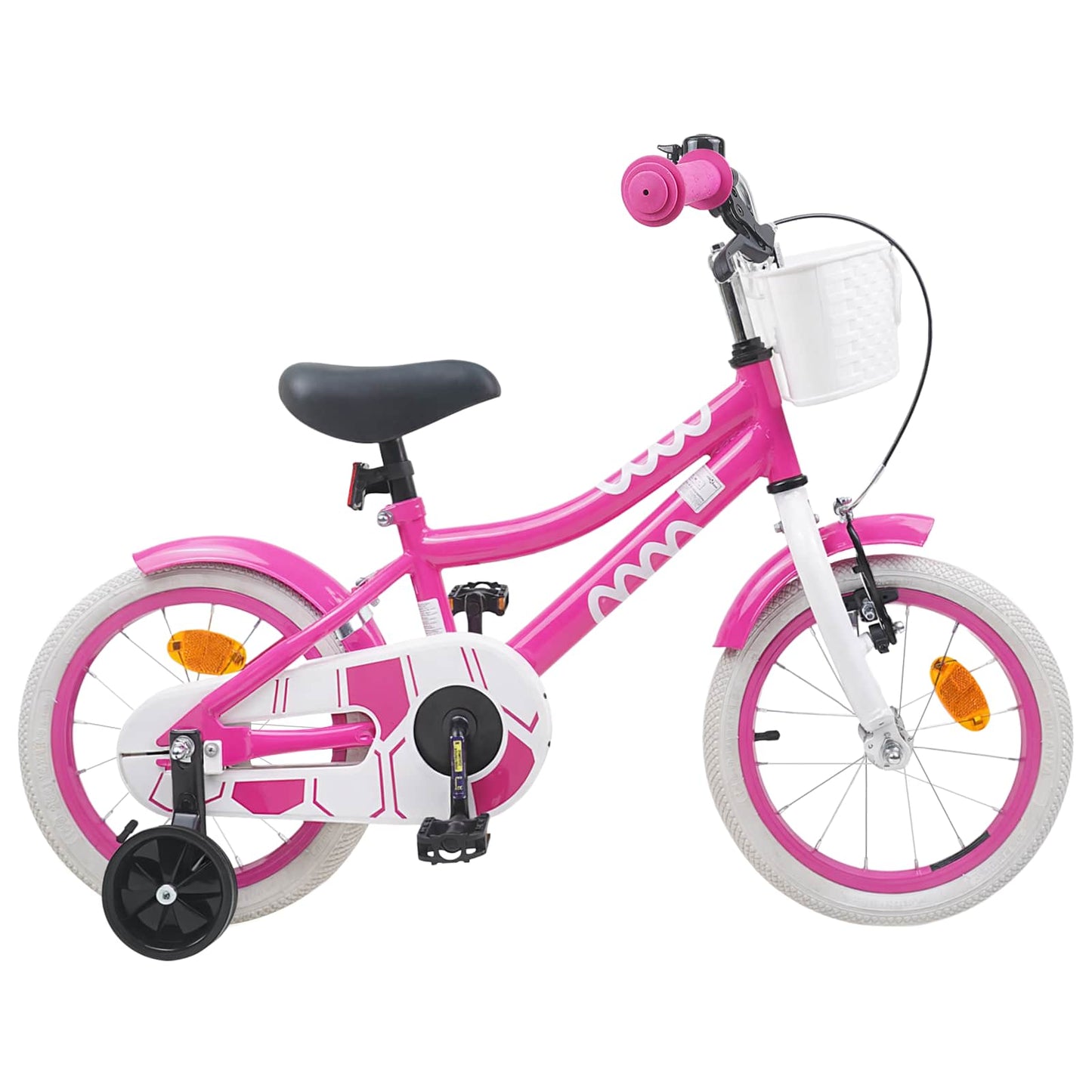 Børnecykel 16 tommer til 4-6 år gamle Lyserød