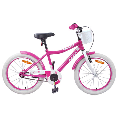 Børnecykel 20 tommer til børn i alderen 6-11 år Lyserød