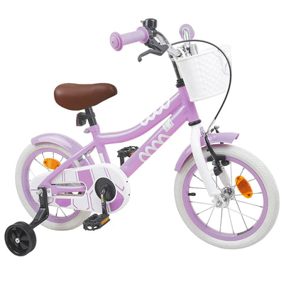 Børnecykel 12 tommer til 2-4 år gamle Lilla