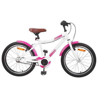 Børnecykel 18 tommer til 5-7 år gammel Lyserød