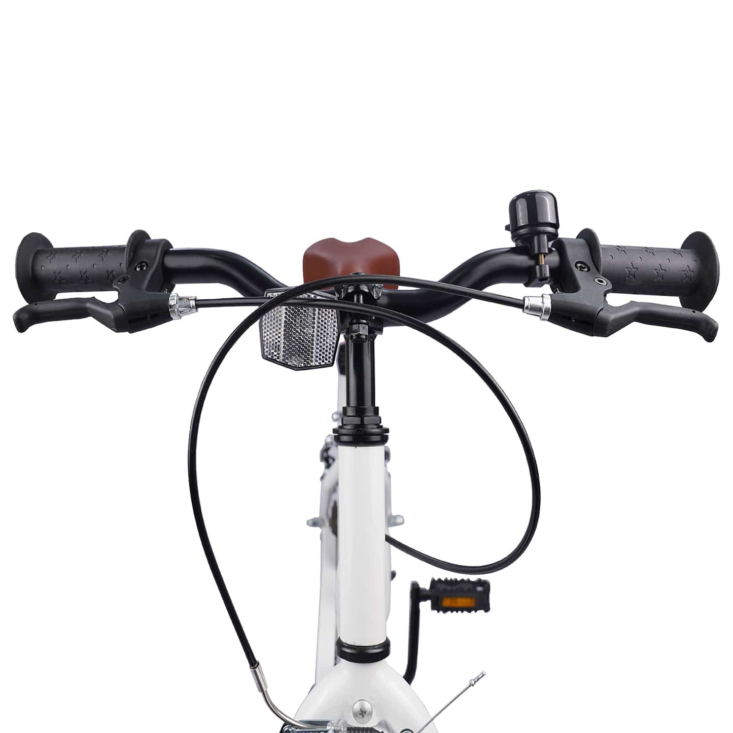 Børnecykel 20 tommer til børn i alderen 6-11 år hvid