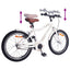 Børnecykel 20 tommer til børn i alderen 6-11 år hvid