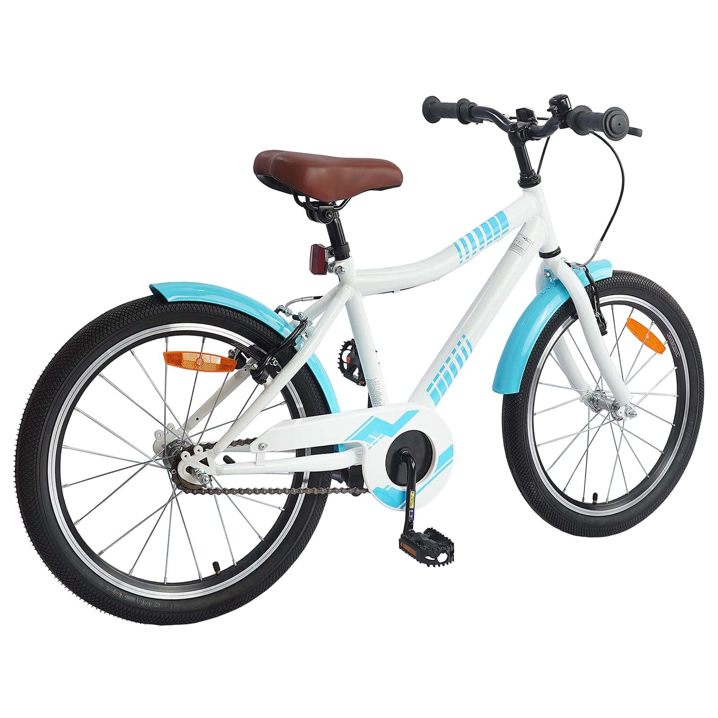 Børnecykel 18 tommer til 5-7 år gammel Lys blå