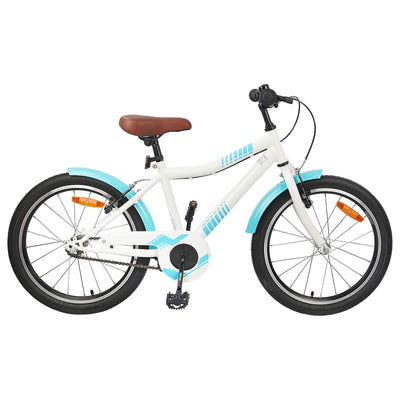 Børnecykel 18 tommer til 5-7 år gammel Lys blå