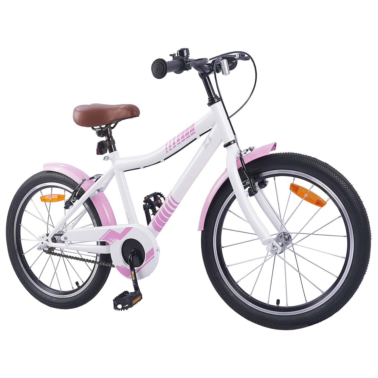 Børnecykel 18 tommer til 5-7 år gammel Lys pink