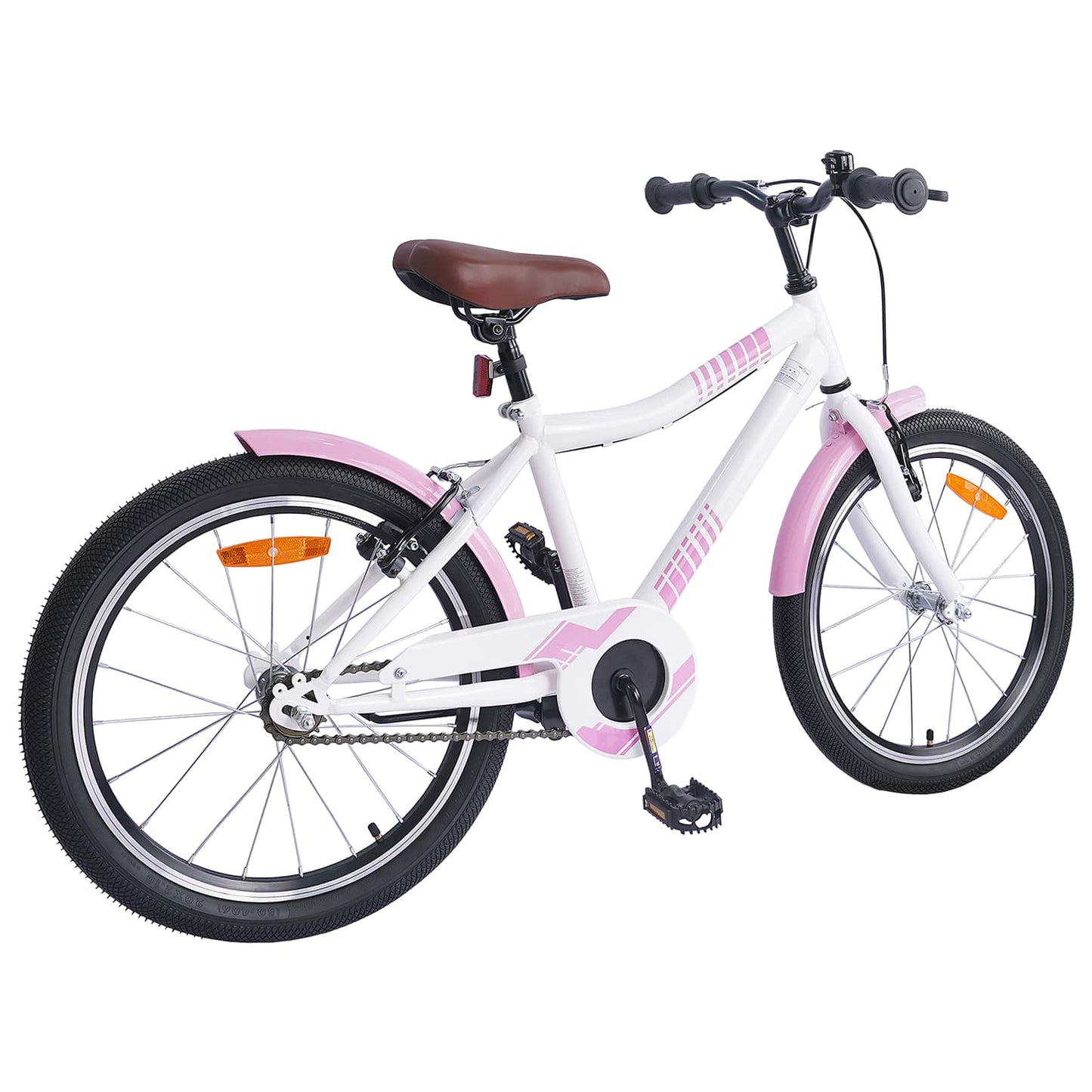 Børnecykel 18 tommer til 5-7 år gammel Lys pink