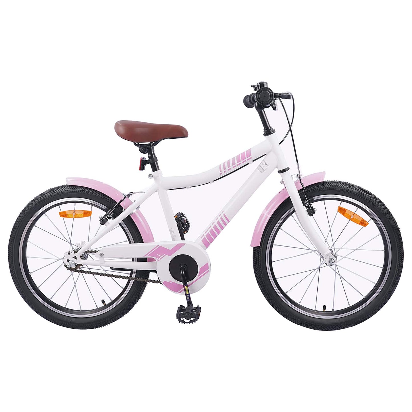 Børnecykel 18 tommer til 5-7 år gammel Lys pink