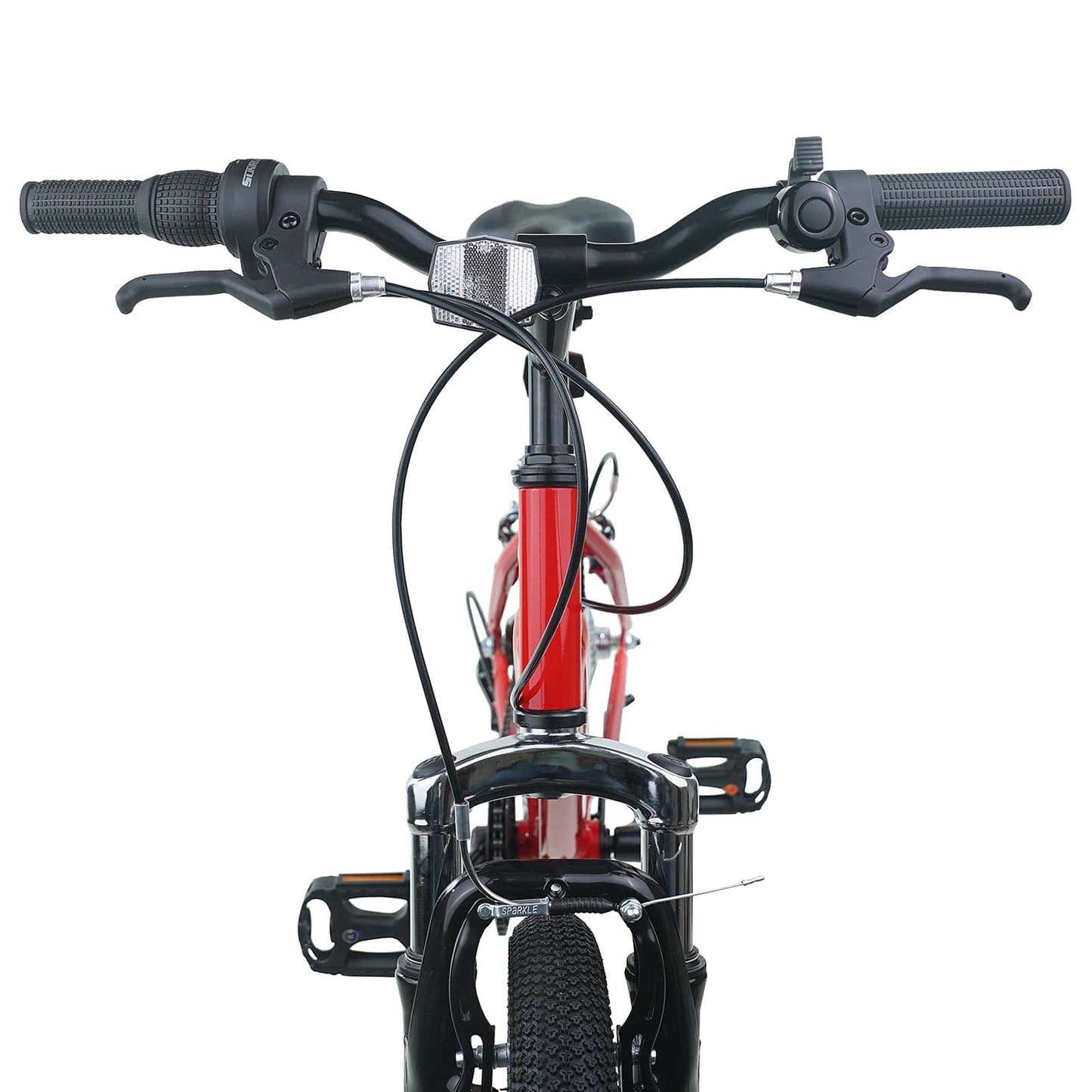 Børnecykel 20 tommer 6-Speed til børn i alderen 6-11 år Rød