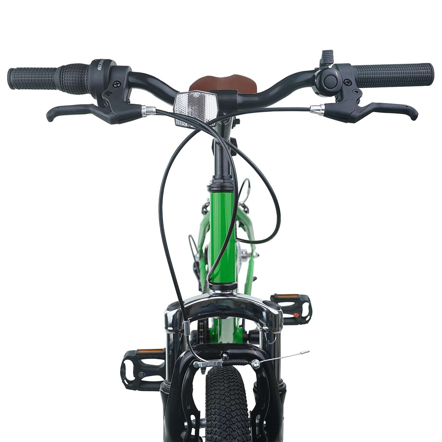 Børnecykel 20 tommer 6-Speed til børn i alderen 6-11 år Grøn