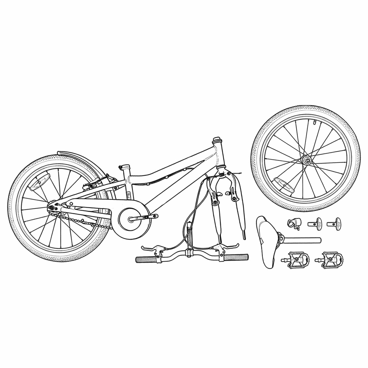 Børnecykel 20 tommer 6-Speed til børn i alderen 6-11 år Grøn