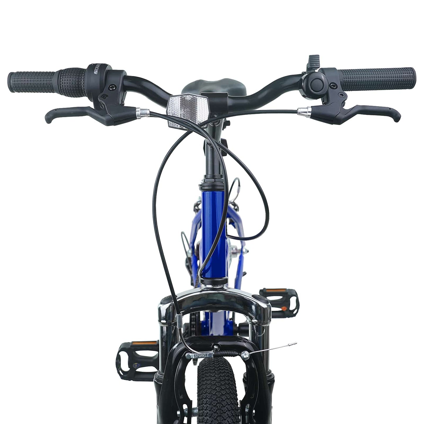 Børnecykel 24 tommer 6-Speed til 8-12 år Mørk blå