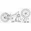 Børnecykel 24 tommer 6-Speed til 8-12 år Mørk blå