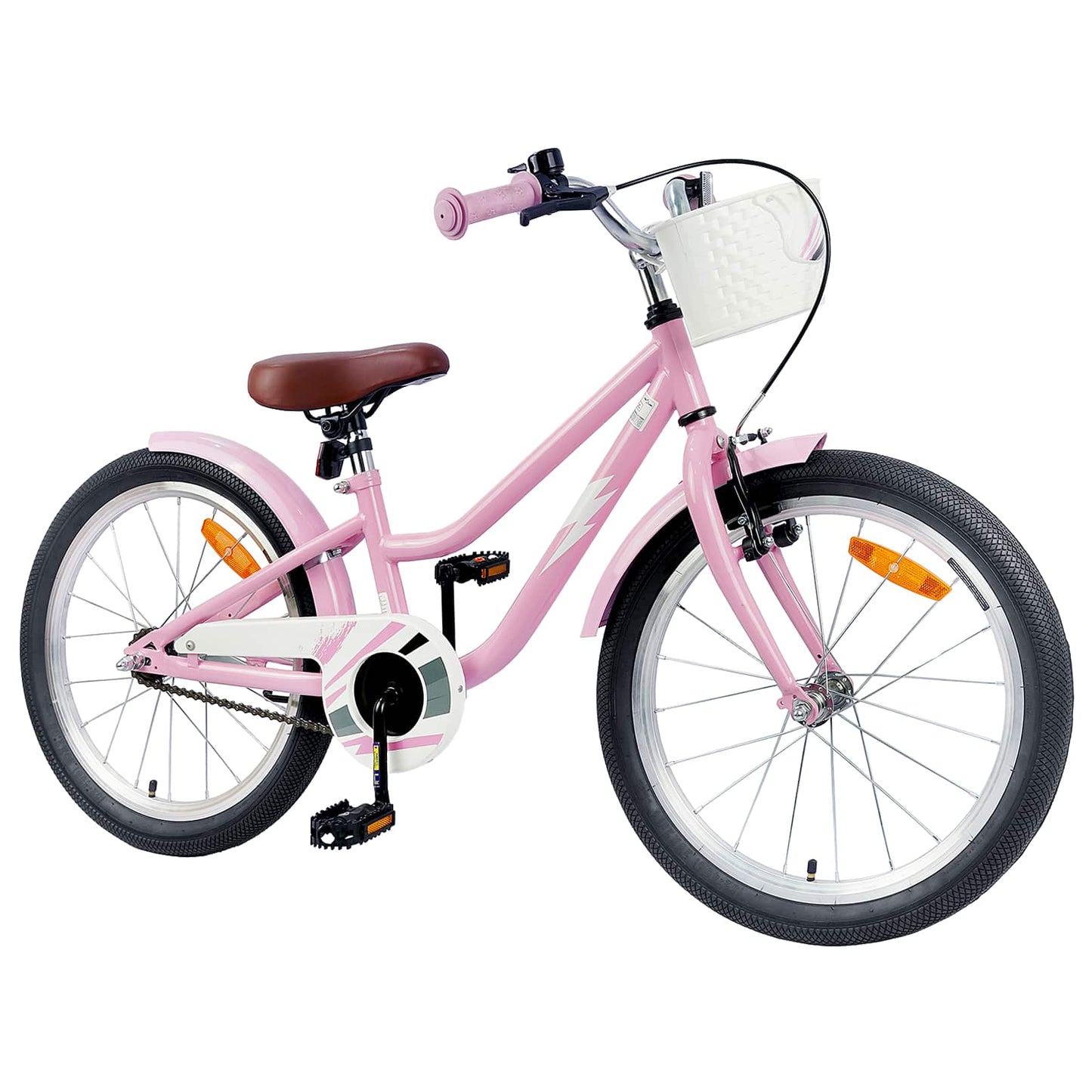 Børnecykel 18 tommer til 5-7 år gammel Lys pink