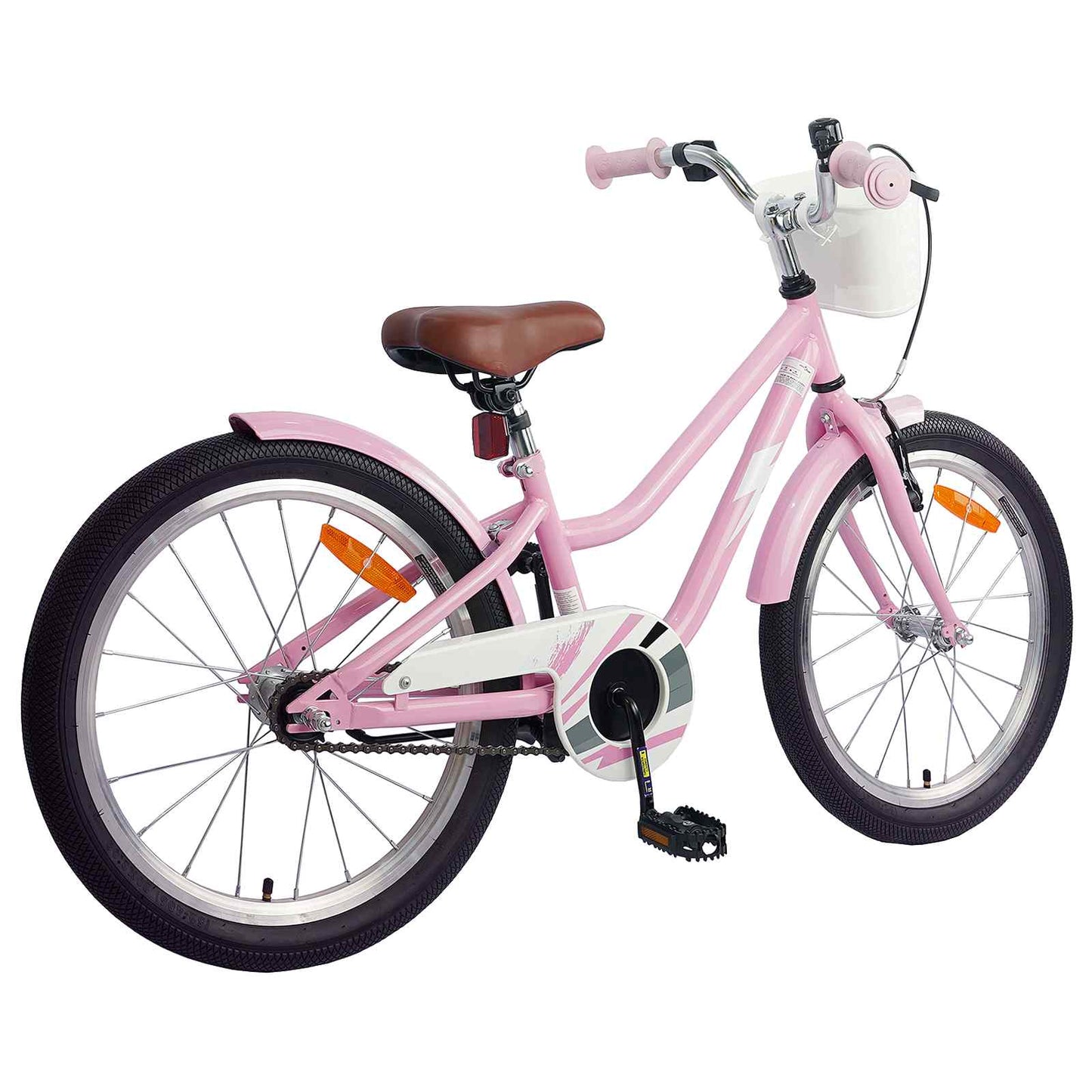 Børnecykel 18 tommer til 5-7 år gammel Lys pink