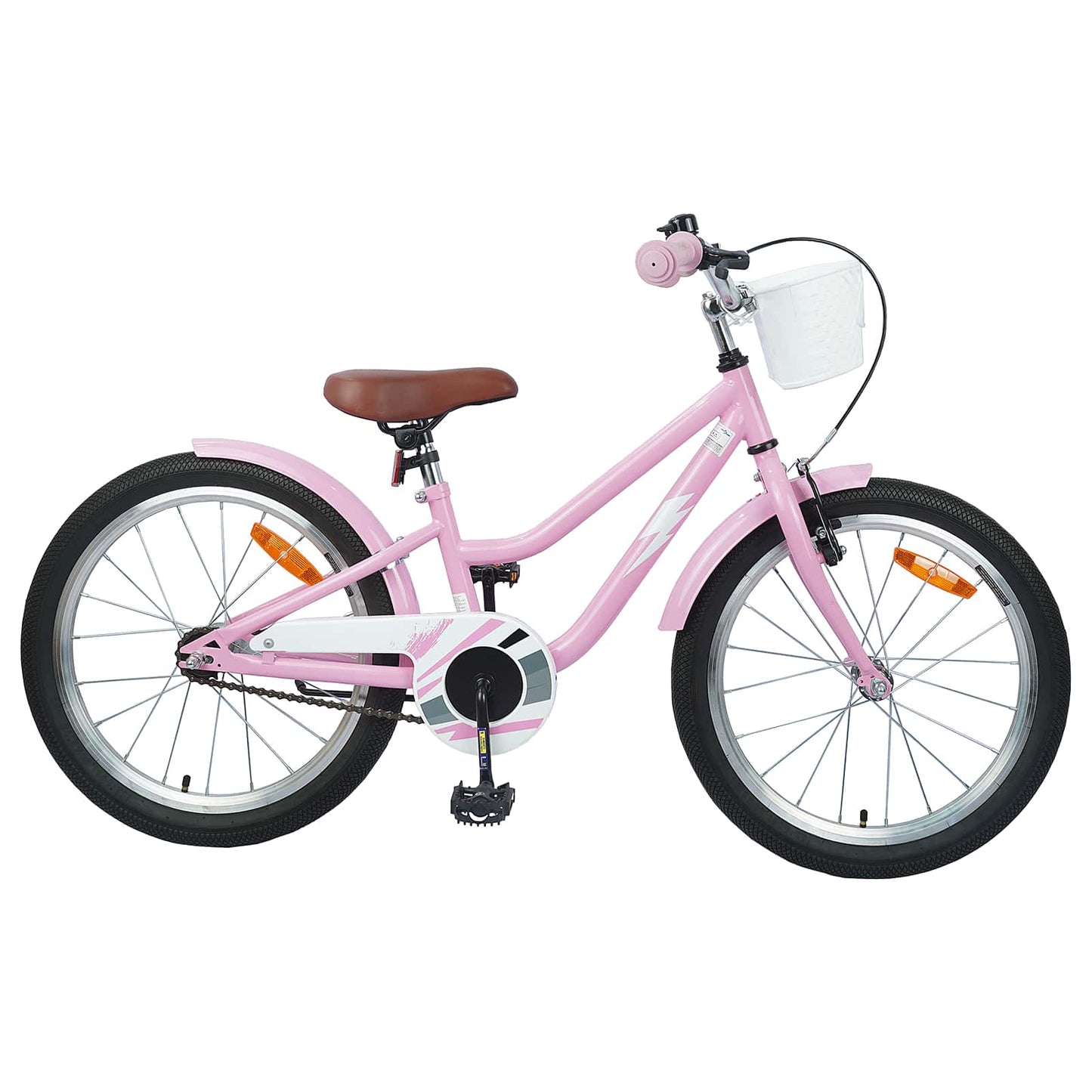 Børnecykel 18 tommer til 5-7 år gammel Lys pink