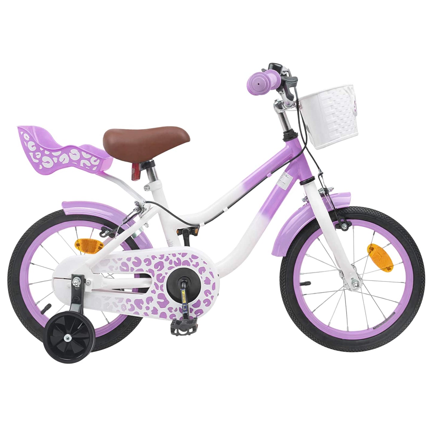 Børnecykel 14 tommer anbefalet til 3-5 år gammel Lilla