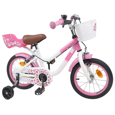 Børnecykel 14 tommer anbefalet til 3-5 år gammel Lys pink