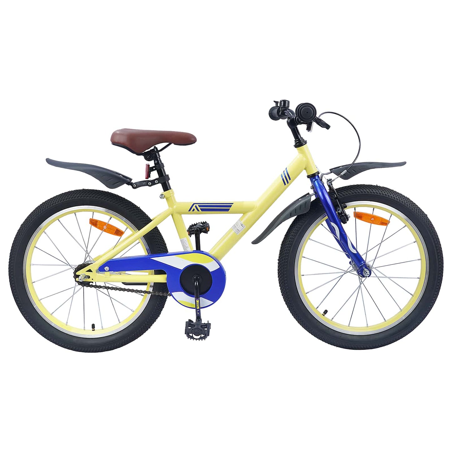 Børnecykel 20 tommer til børn i alderen 6-11 år Gul