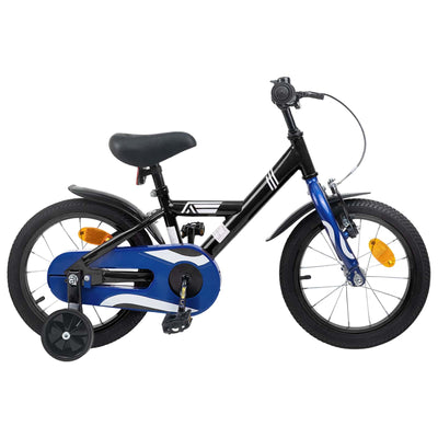 Børnecykel 14 tommer anbefalet til 3-5 år gammel Sort