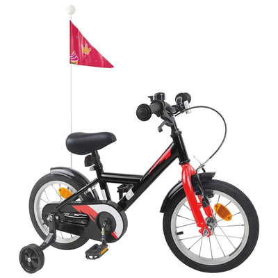 Børnecykel 16 tommer til 4-6 år gamle Sort