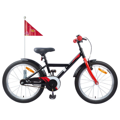Børnecykel 20 tommer til børn i alderen 6-11 år Sort